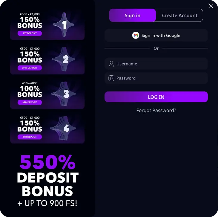 zizobet casino login